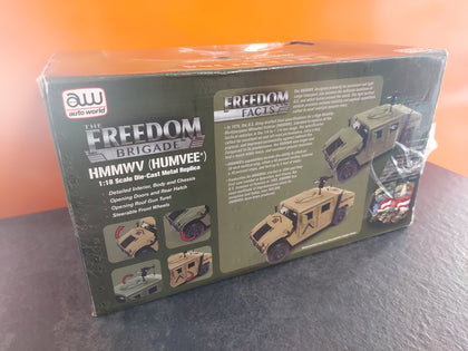 Auto World hmmwv 1:18 Ccale die-cast Metal Replica