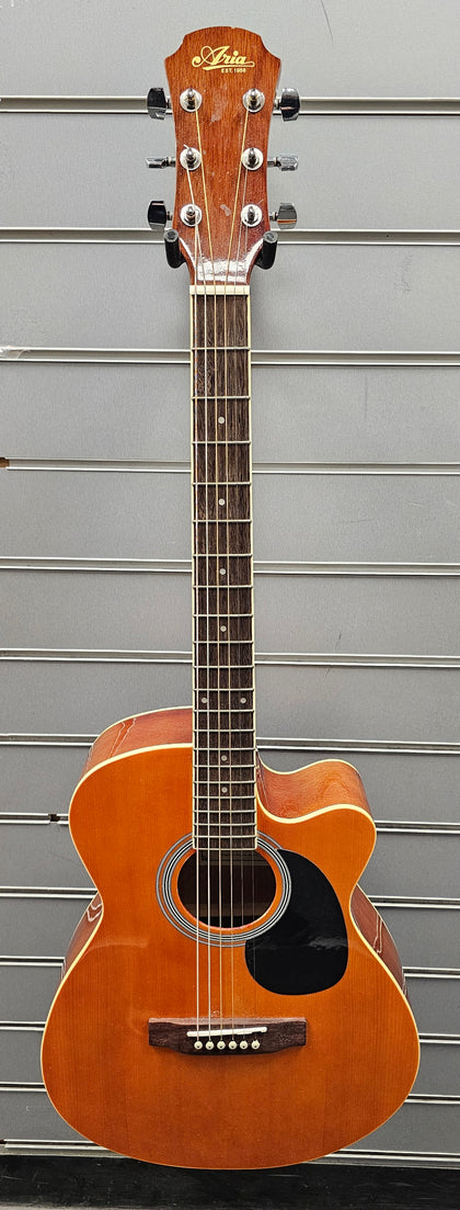 ARIA AFN-15CE-O ACOUSTIC ELECTRIC GUITAR ORANGE