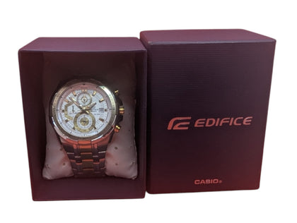 Casio Edifice EFR-539SG-7AVUE Men's Two Tone Stainless Steel Bracelet Watch