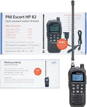 PNI Escort HP 82 Portable CB Radio boxed Like New
