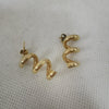 9K Gold Curly Earrings, Hallmarked 375 & Tested, 2.60Grams, Box Included