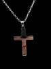 925 Sterling Silver Thin Beltcher Chain Necklace With Cross Pendant - 12.10 Grams - 24" Long *BRAND NEW*