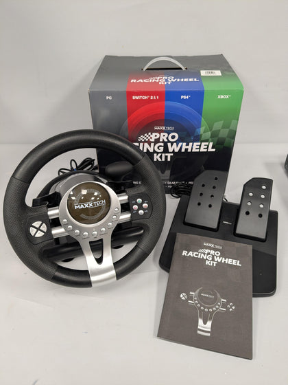 MAXX TECH PRO RACING WHEEL KIT XBox/PS4/Switch 1&2/PC