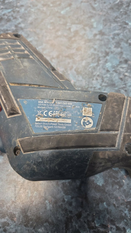BOSCH GSA 18V LI C