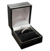 9ct white gold 2.45gram crossover aka kiss ring size N. Fully Hallmarked