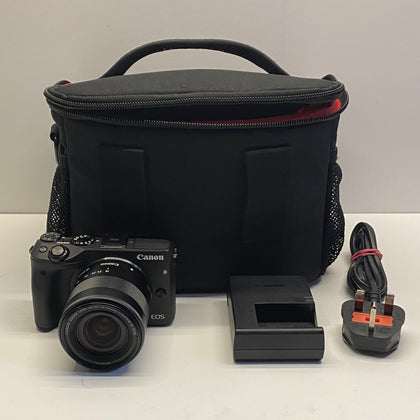 Canon EOS M3 with Canon EF-M 18-55mm Lens 24.2MP