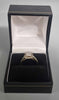 9CT Gold Ring With Stones And square Top 2.5G