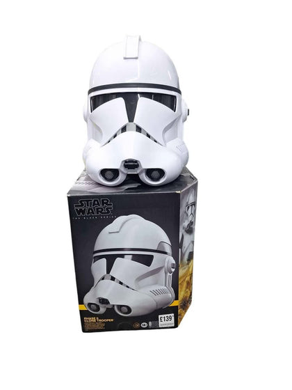 Phase II Clone Trooper Hasbro Star Wars: The Clone Wars The Black Series Premium Electronic Helmet