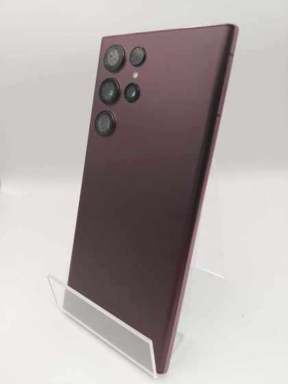 Samsung Galaxy S22 Ultra, 5G, Dual Sim, 256GB, Burgundy, Unlocked, Unboxed