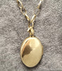 9ct Yellow gold Belcher Chain & Locket