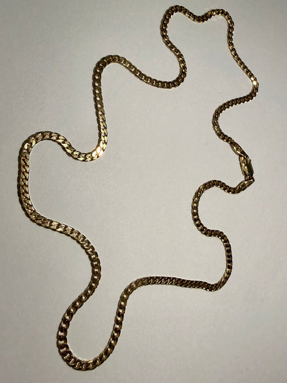 14CT Gold Curb Chain 18”