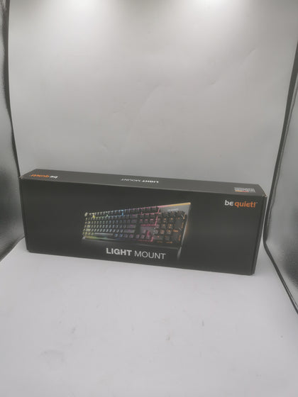 Be Quiet! Light Mount RGB Wired Mech. Key(Silent Linear Switches) Black, Boxed