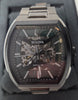 Bulova Maquina Men's Green Skeleton Dial Curve Glass Stainless Steel Watch