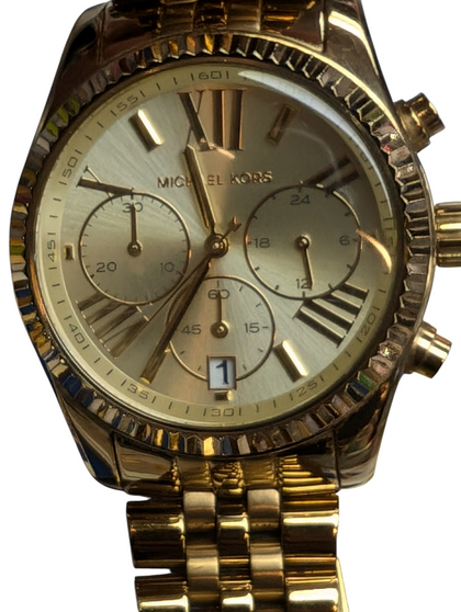 GOLD COLOURED MICHAEL KORS WATCH PRESTON STORE