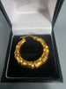 9ct GOLD EARRINGS 375 3.7G 1'' in Length
