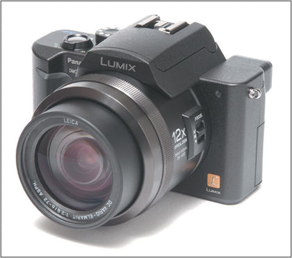 Panasonic Lumix DMC-FZ10 = Jessop 300 AF-CA Flash