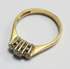 18CT GOLD DIAMOND RING - (Size L) - LEYLAND STORE