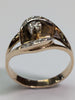 14ct Gold Diamond Taco Ring