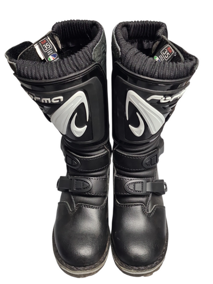 Forma Rock Sandiford Offroad Kids Trails Motorcycle Boots, Black, Size EUR 35, Barley Worn, Boxed