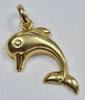 18ct gold Dolphin Pendant/Charm