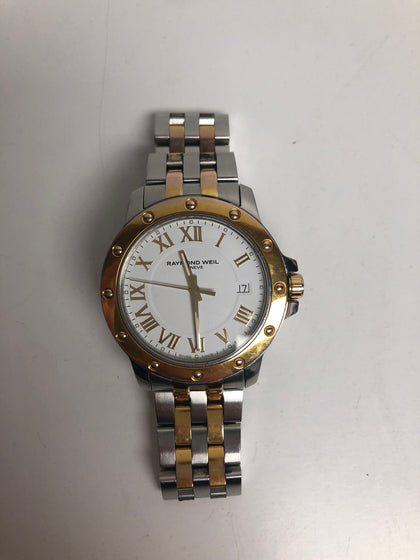 Raymond Weil Classic White Dial Two-Tone Gold Watch