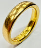 22ct Yellow Gold Wedding band ring size N