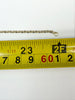 9ct yellow gold belcher chain with pink pendant 24"