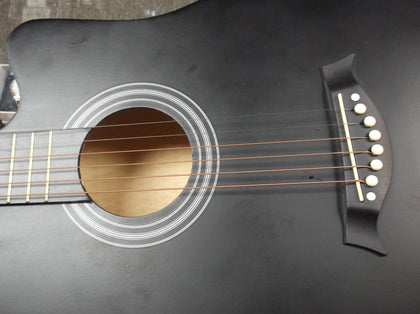 Unbranded 3/4 Acoustic Guitar (Black)
