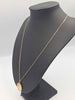 9ct Yellow Gold Curb Chain With St.Christopher Pendant - 20" Long - 7.91 Grams