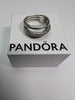 Sliver Pandora Triple Band Snake Ring Boxed