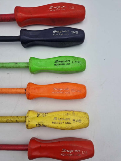 Snap-on Pack 431700 Nut Driver Set – 6 Piece – Rare Professional Tool Set