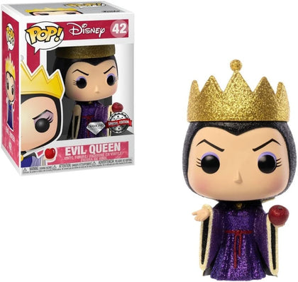 ** Collection only **Disney Snow White Evil Queen Diamond Glitter Funko Pop! Vinyl Figure number 42