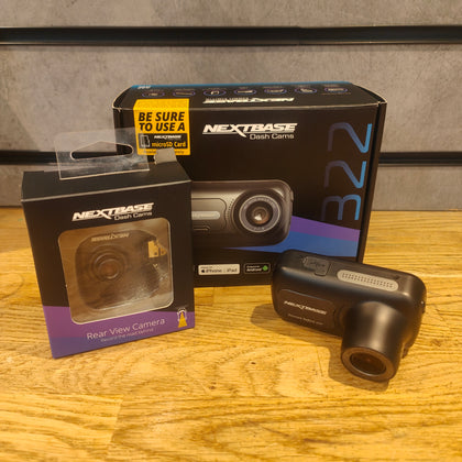 Nextbase 322GW Dash Cam Front And Rear