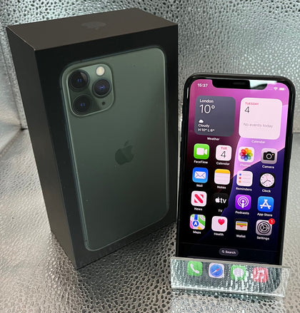 (Midnight Green, 256GB) Apple iPhone 11 Pro Unlocked, 64GB/256GB/512GB, All Colours - Fair Condition