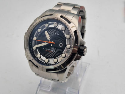 Nubeo Orbit Spatial Black NB-6006-11 Automatic Watch – Black Dial – Stainless Steel