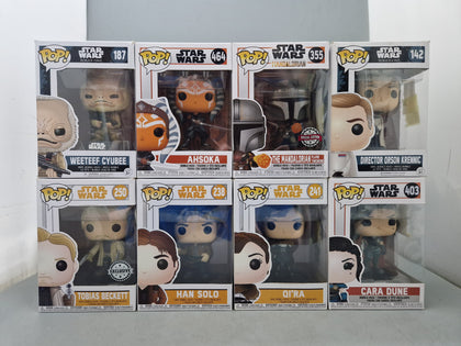 StarWars Pop Figures - 8 Pops.