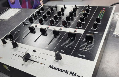 Numark M6 USB 4 Channel DJ Mixer with USB Connectivity