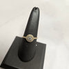 9ct Yellow Gold Diamond Cluster Ring - Size S