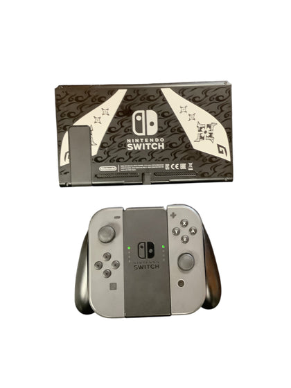 Nintendo Switch Monster Hunter Edition with Grey Joycons - No dock