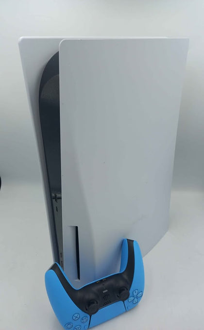 PlayStation 5 Console 825GB Disk Ed White With Blue Pad