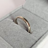 18ct White Gold Wedding Band Size M