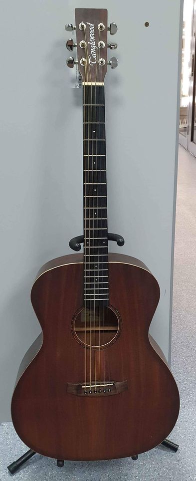 Tanglewood Crossroads TWCRO Mahogany Orchestra, Whiskey Barrel Burst Satin Whiskey