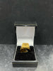 22ct Gold Star Gents Ring (Size T), 10.38g