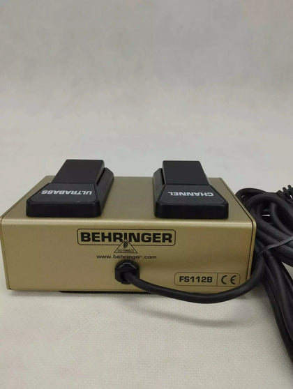 Behringer FS112V Black Footswitch - For Guitar Effects Processors Amplifiers ** Collection Only **.