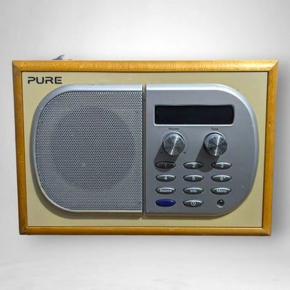 Pure Evoke 1s Dab Digital Radio Wooden Teak Case ** Collection Only **.
