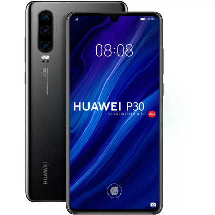 Huawei P30 128GB Unlocked - Black.