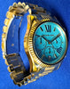 Michael Kors Women's Lexington Chronograph Gold-Tone Stainless Steel Bracelet Watch - Gold