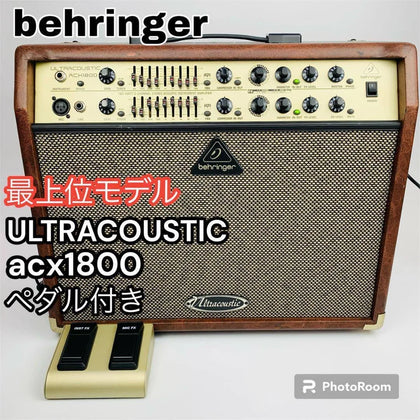 Top Model Behringer Acx1800 Ultracoustic Amplifier.