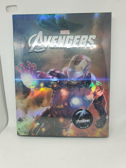 Avengers 3D Type A (Iron Man) Full Slip Steelbook 0390/1000.