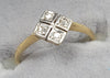 18ct Gold /Platinum Diamond Ring Size K - LEYLAND